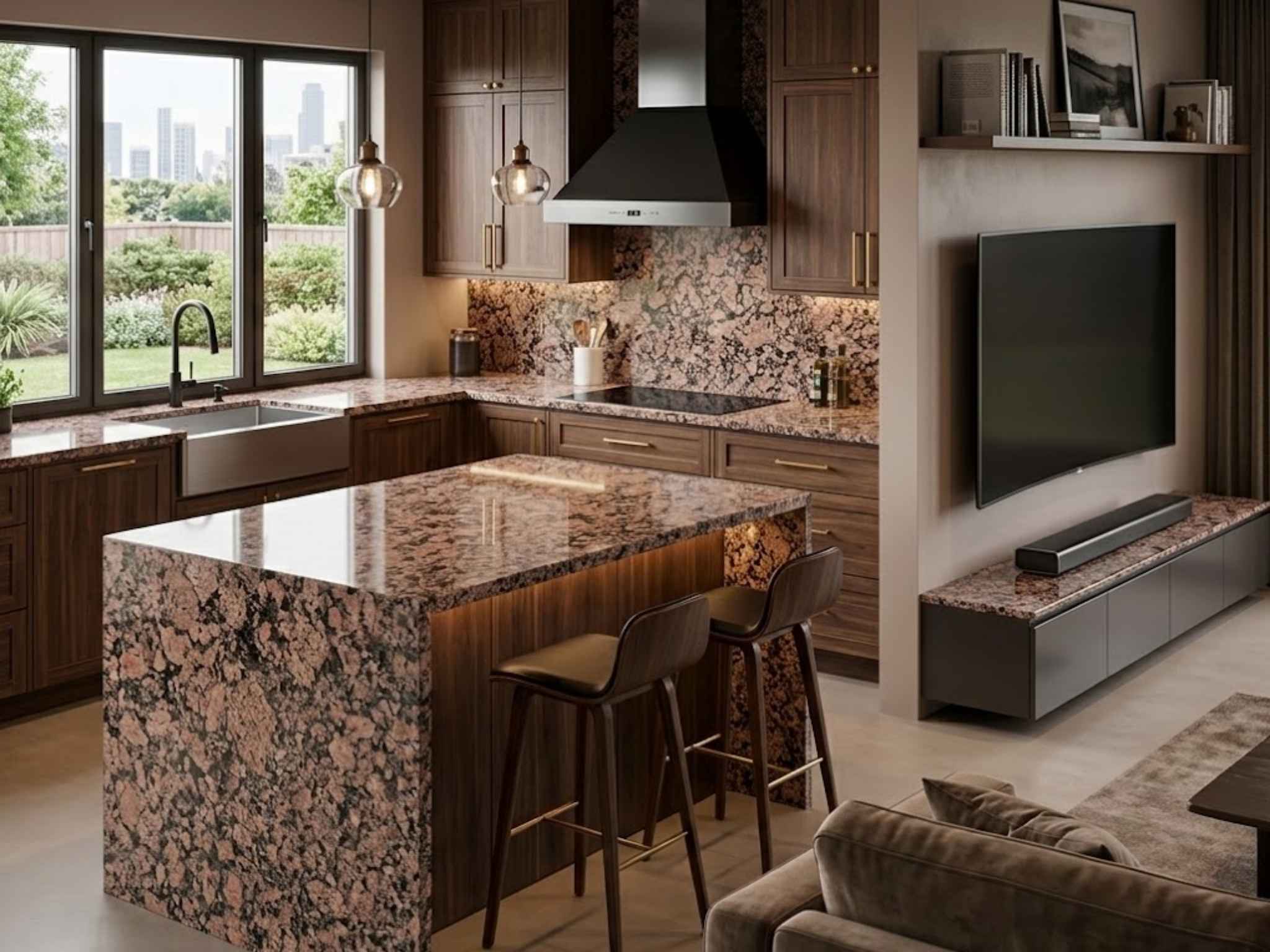 Granite countertop