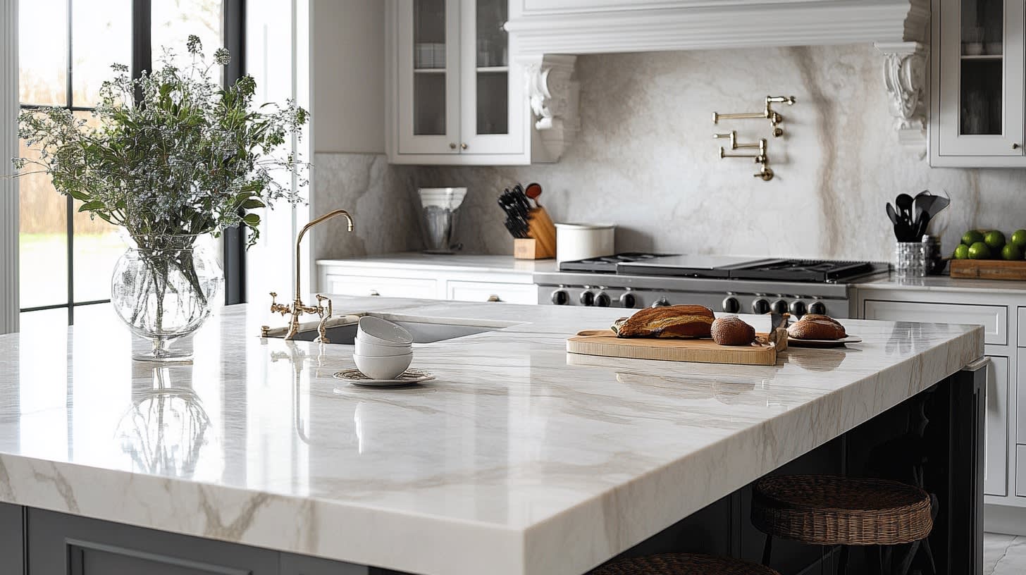 Marble countertops